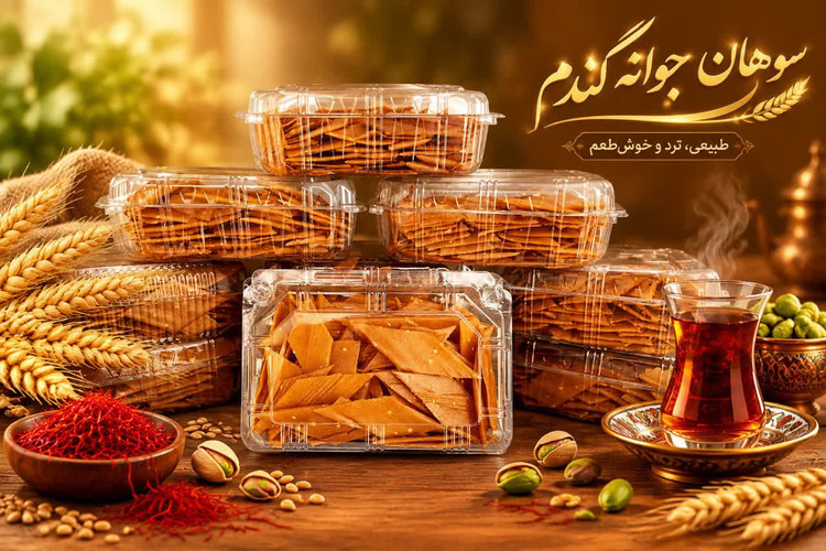 سوهان جوانه گندم فوق العاده خوشمزه
